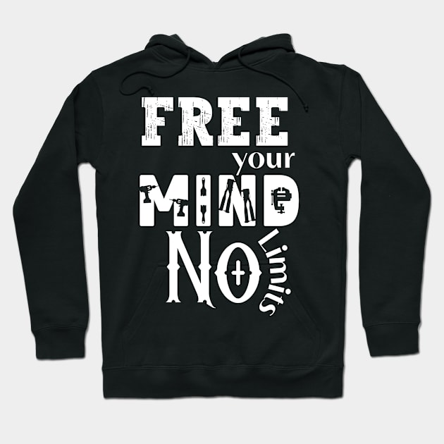 free your mind Hoodie by FehuMarcinArt